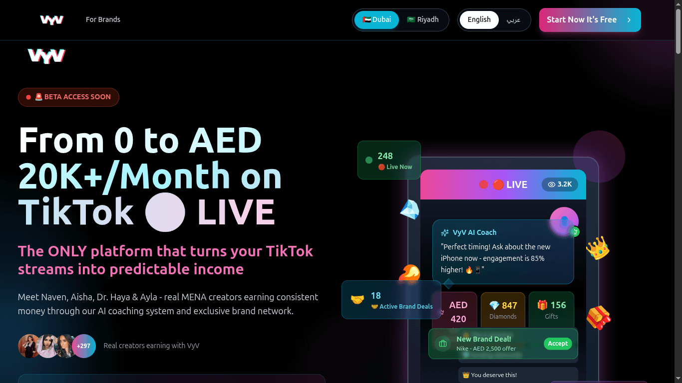 Vyvlive Headless Platform